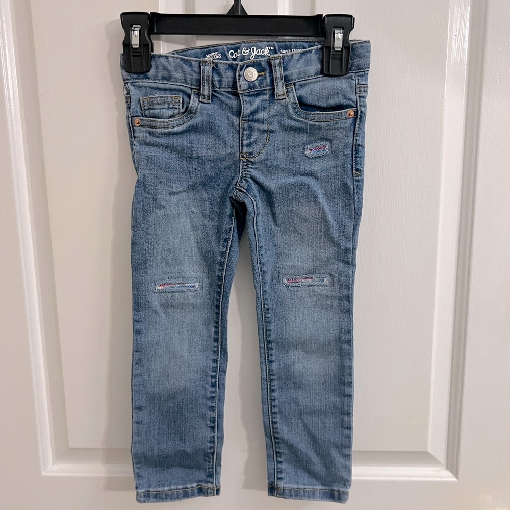 Cat & Jack skinny jeans. Size 4T Super stretch